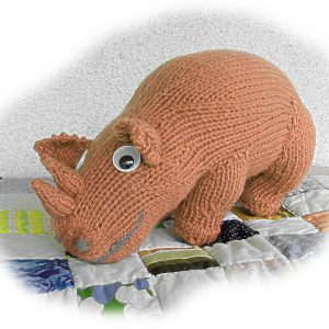 RHINO toy knitting pattern