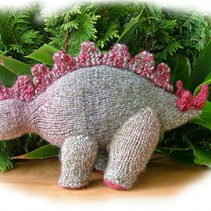 STEGOSAURUS Dinosaur toy knitting pattern