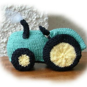 TRACTOR toy knitting pattern