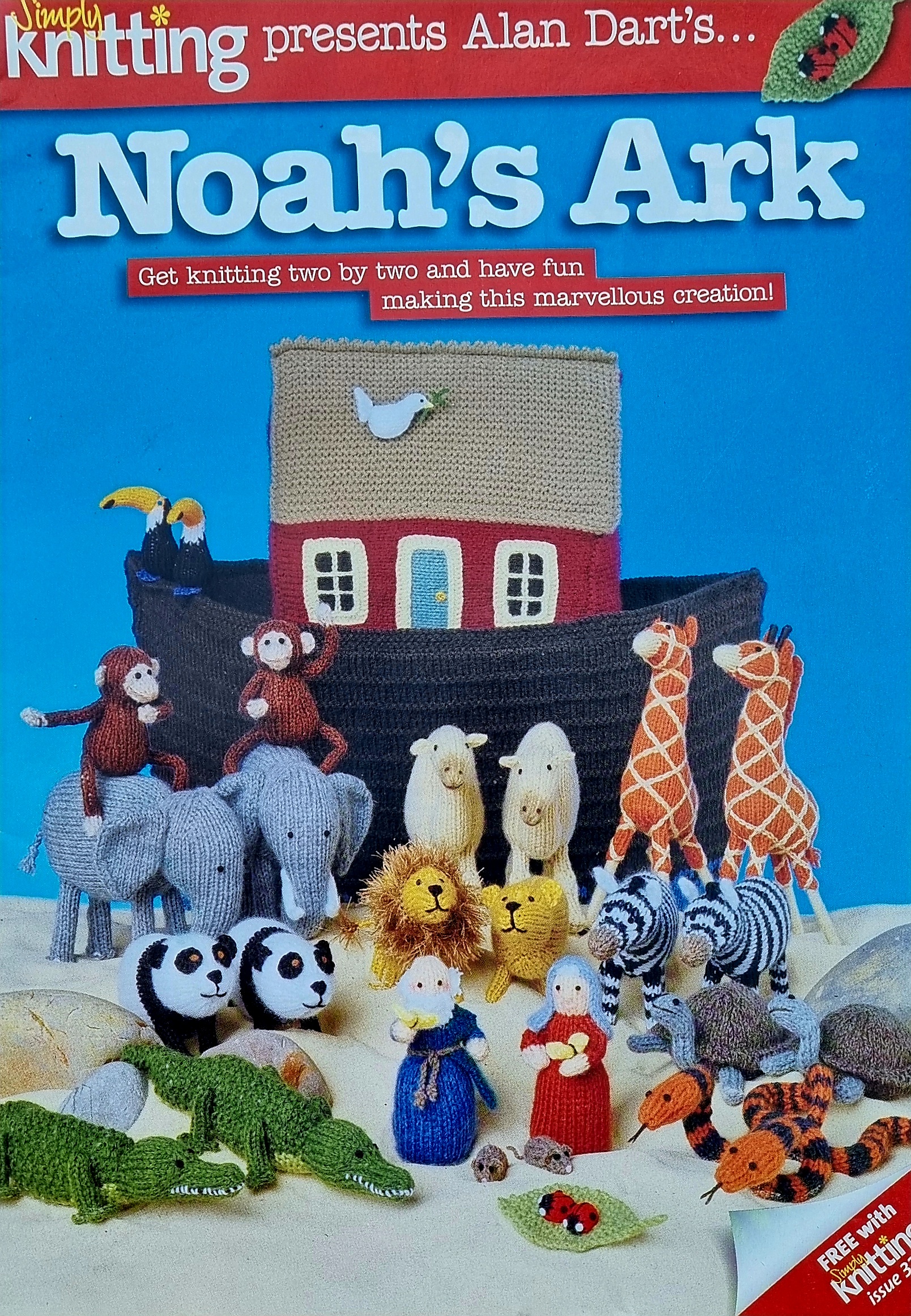 ALAN DART Noahs Ark toy knitting patterns