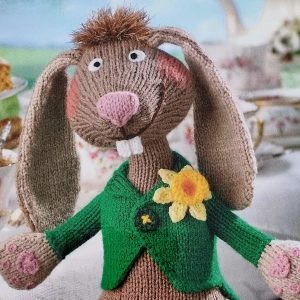 ALAN DART Hare Brained Mad March Hare toy knitting pattern