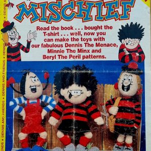 ALAN DART Dennis the Menace toy knitting pattern