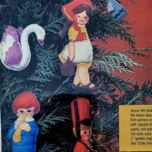 Twelve Days Of Christmas felt sewing pattern by Laura Holtorf