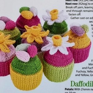 Easter Cup Cake toy knitting pattern