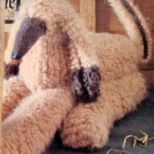 Afghan toy knitting pattern by Joy Gammon