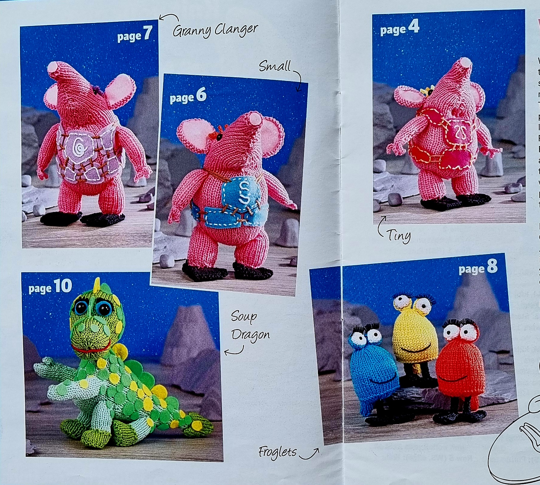 Knit your own Clangers by Sachiyo Ishi - Image 4