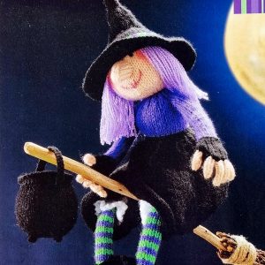 ALAN DART Witch toy knitting pattern
