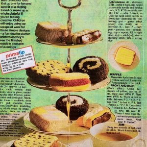 Cake Knitting Pattern  Knit a Plate of Cakes