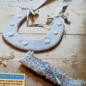 WEDDING Horseshoe and Garter knitting pattern