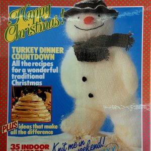 Snowman toy knitting pattern by Joy Gammon