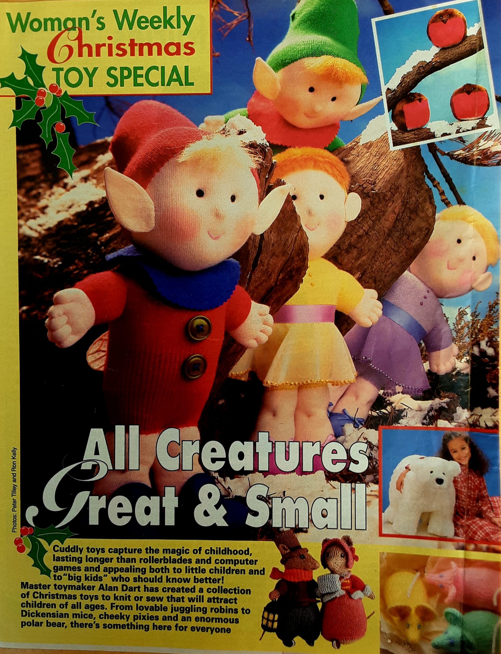 ALAN DART Dickensian Mice toy knitting pattern - Image 2