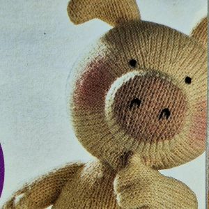 ALAN DART Arnold pig toy knitting pattern
